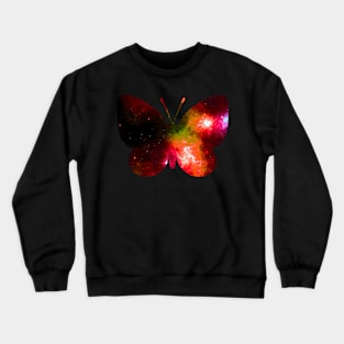 Space Butterfly Crewneck Sweatshirt